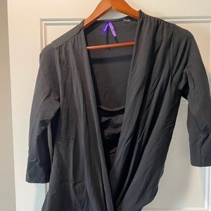 Seraphine Black Cotton Skin to Skin Top